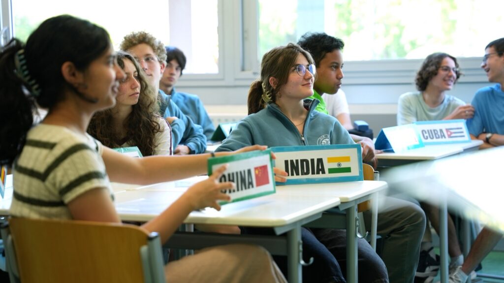 High School classroom