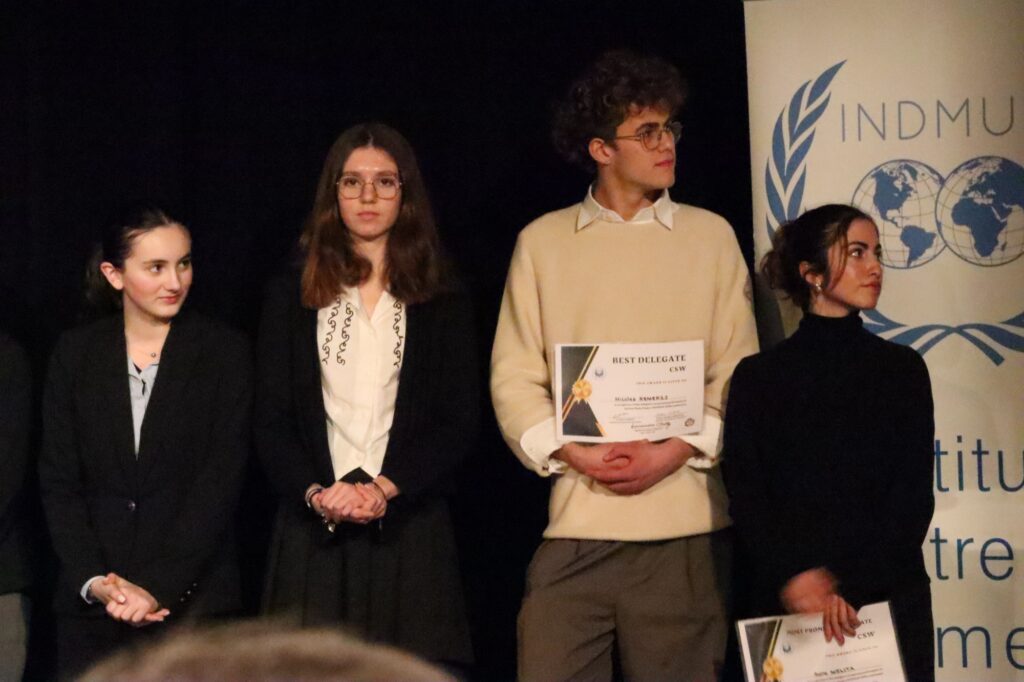 MUN student delegates