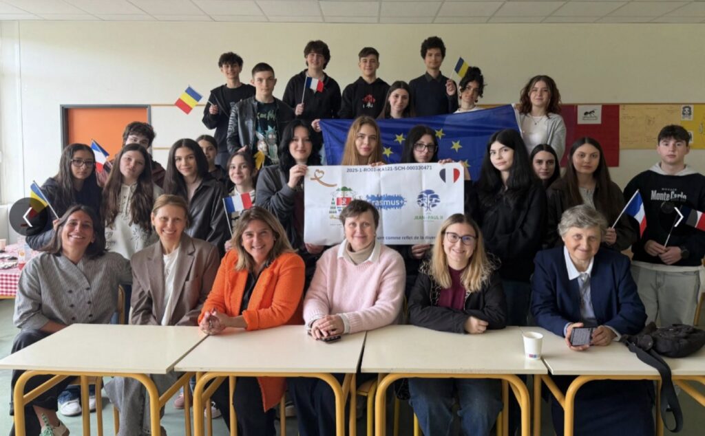 Accueil des élèves et enseignants de Bucarest dans le cadre du programme Erasmus+