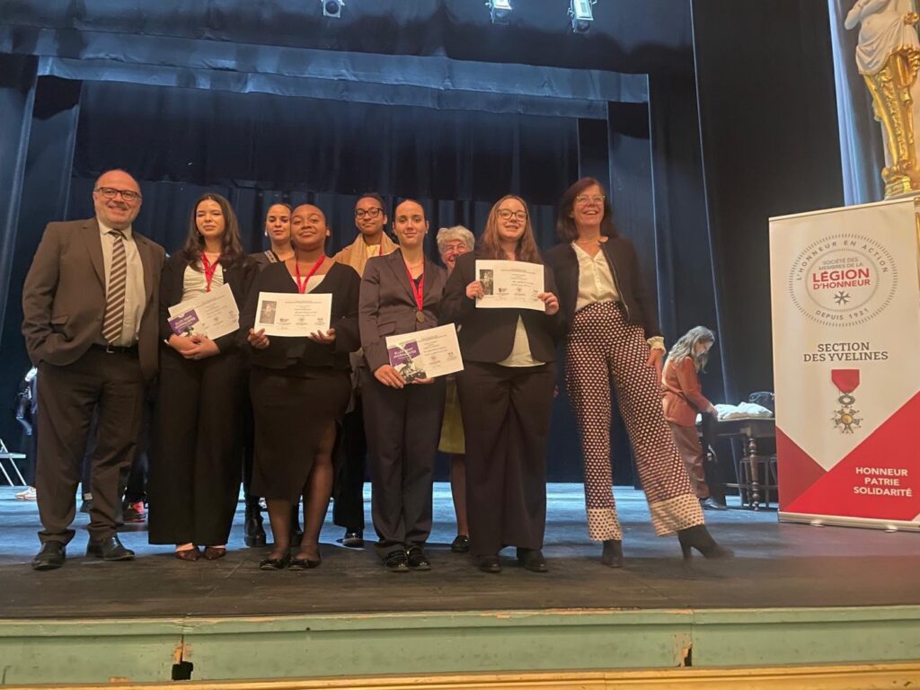 Les élèves d'ASSP au concours d'éloquence des Yvelines, au Théâtre Montansier