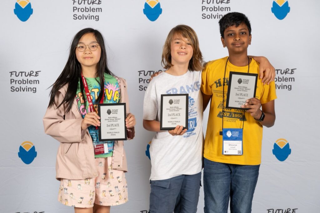 Les finalistes du collège aux Future Problem Solving World Finals 2026