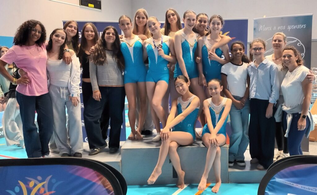 Les gymnastes de l'Institut Notre-Dame aux championnats nationaux UGSEL