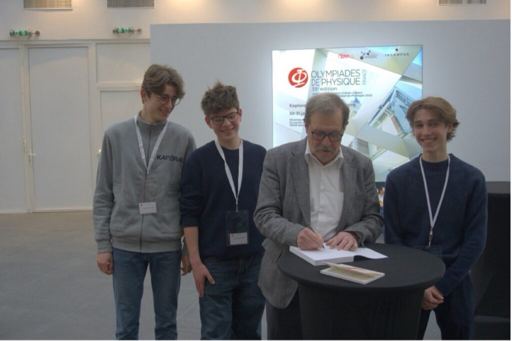 Les élèves du Lycée Notre-Dame aux Olympiades de physique