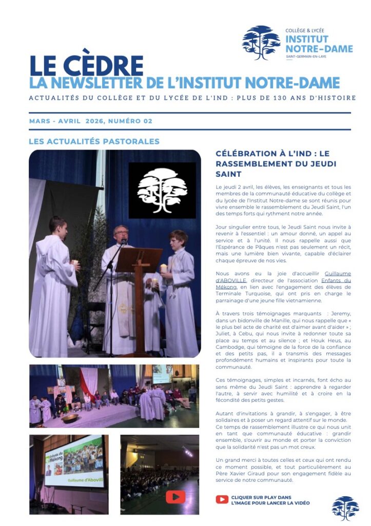 Couverture du Cèdre n° 02, mars-avril 2026